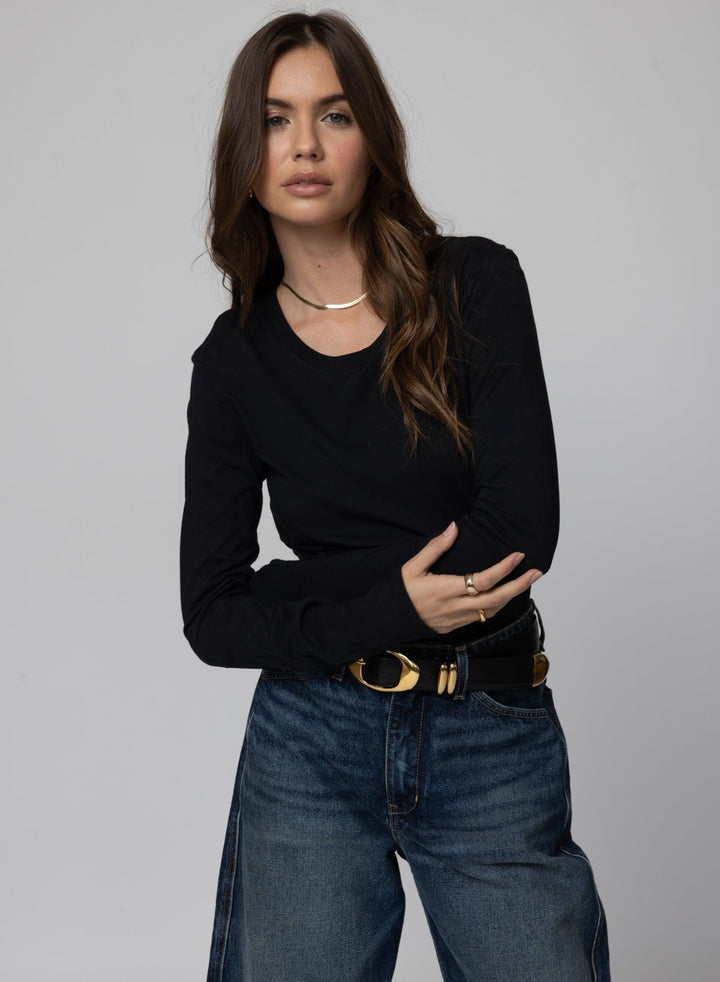 SLIM BABY TEE LONG SLEEVE