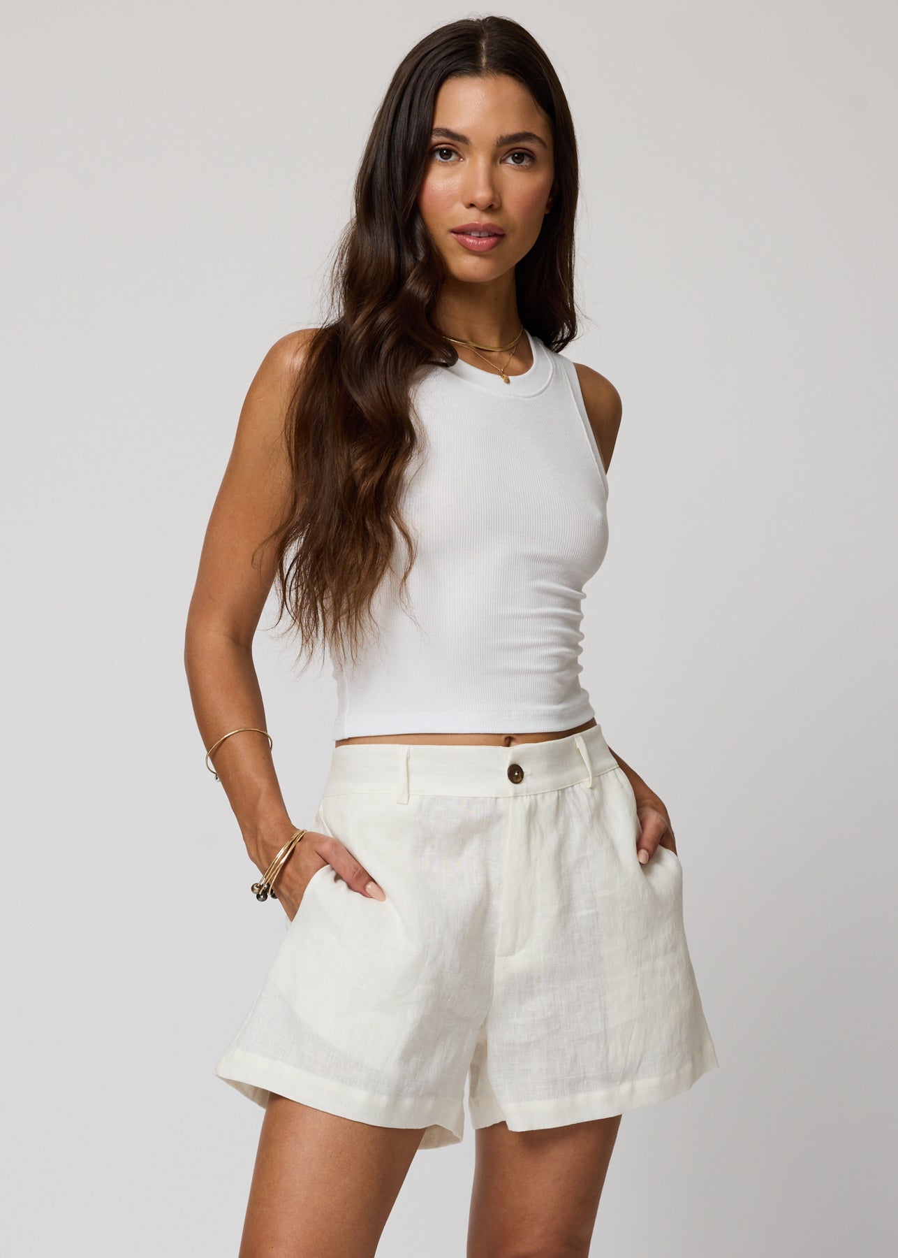 THE CLASSIC LINEN SHORT – STILLWATER
