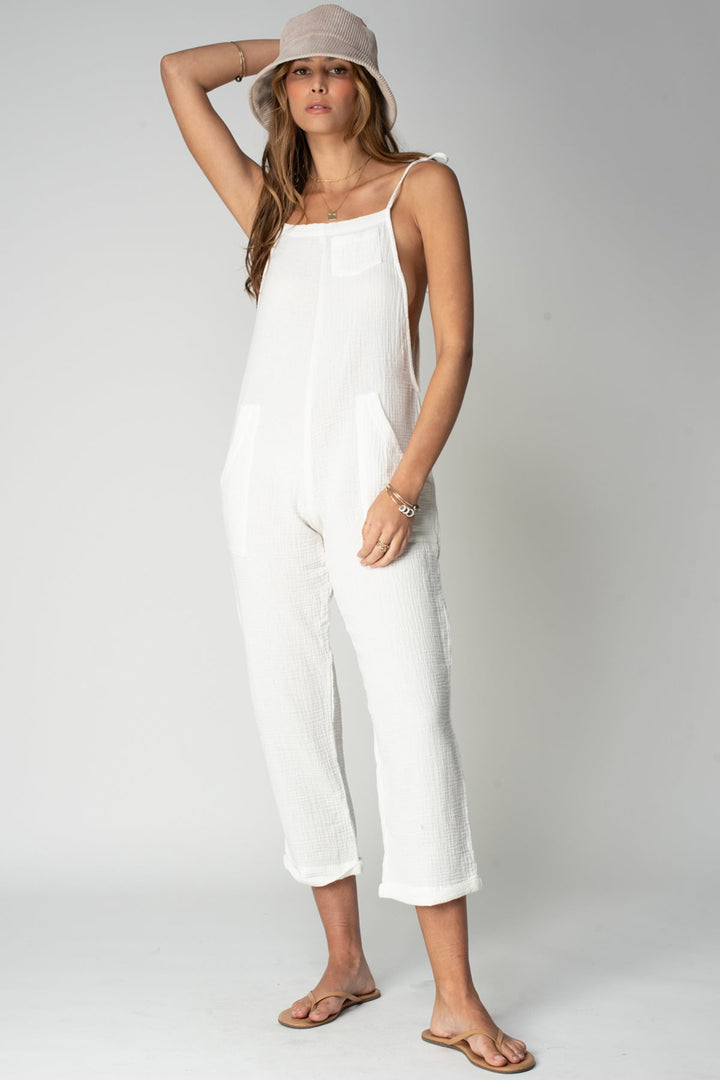 DOUBLE GAUZE SOME BEACHY OVERALLS