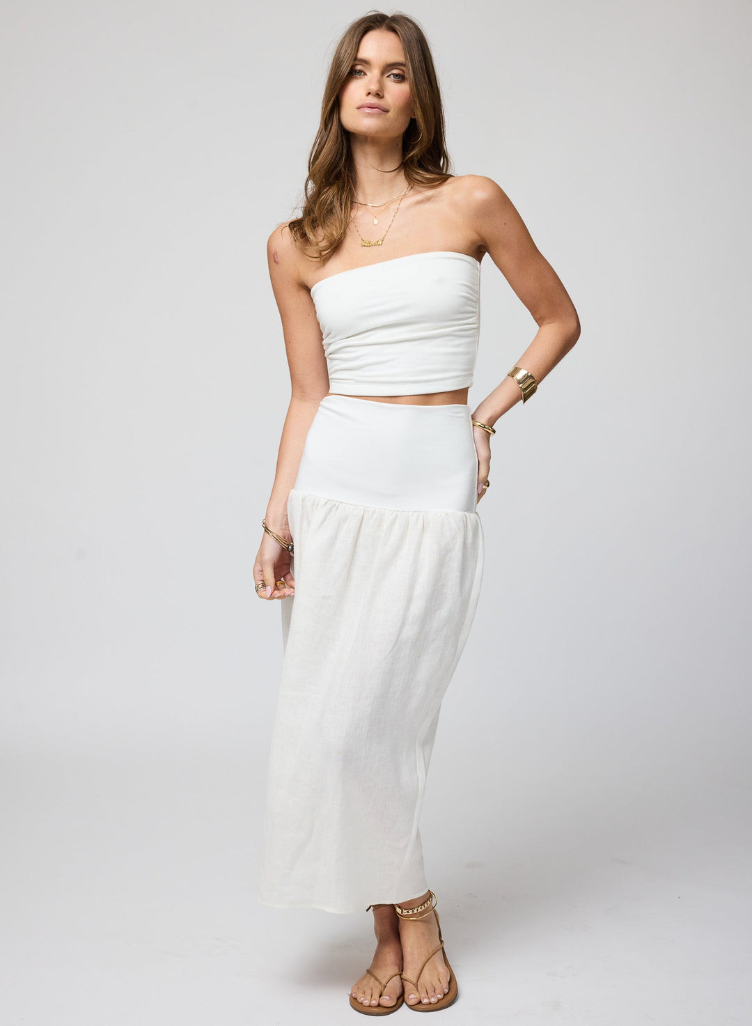 THE LINEN BUBBLE SKIRT
