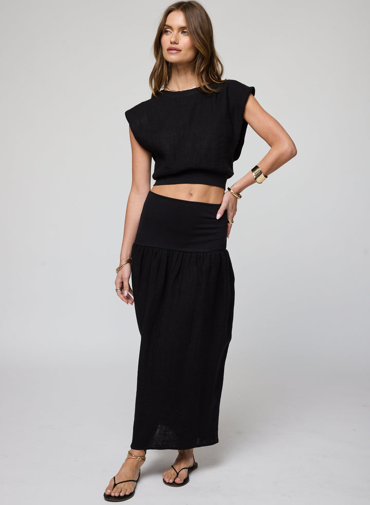 THE LINEN BUBBLE SKIRT