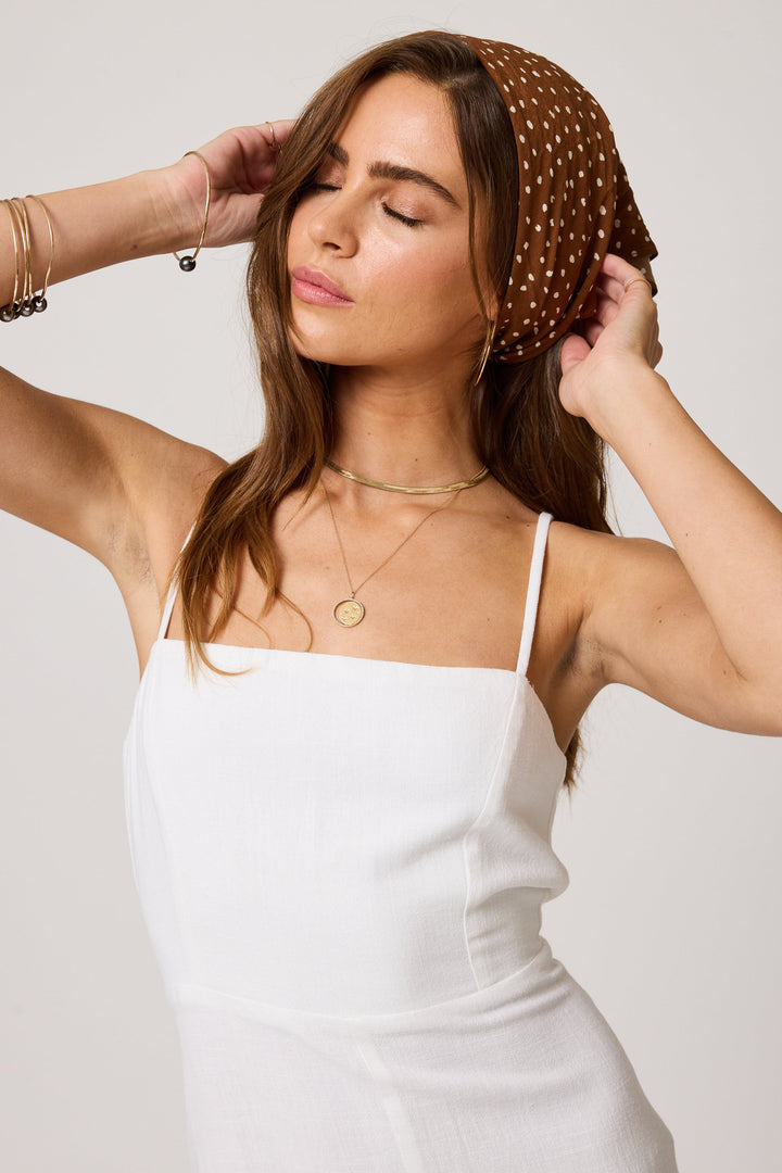THE GIADA APRON MIDI DRESS