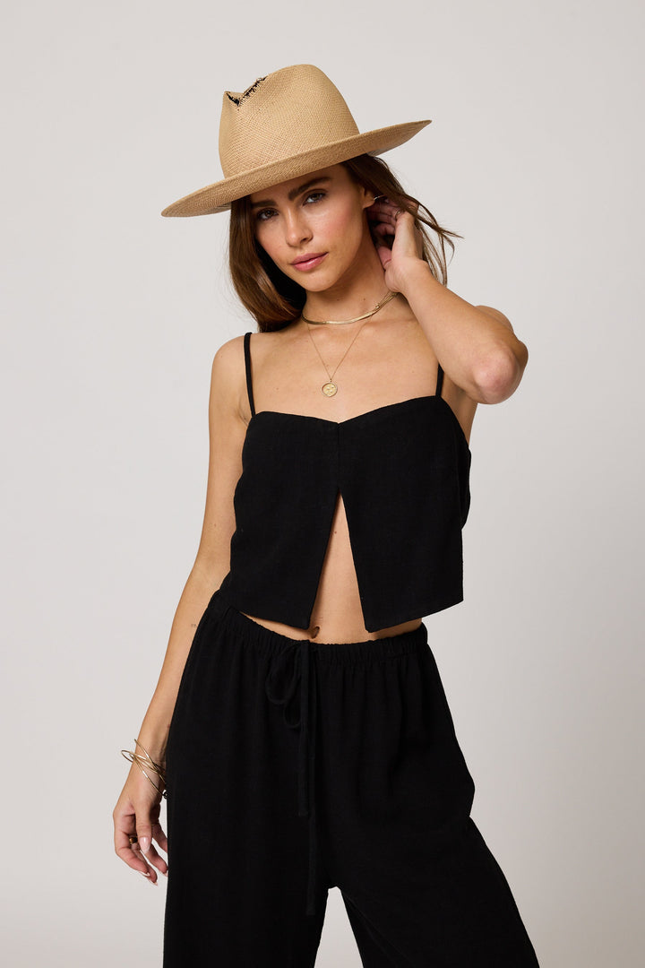 SPLIT CROP CAMI