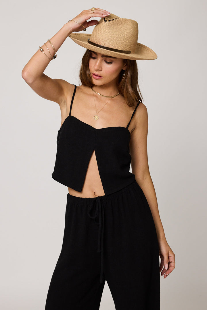 SPLIT CROP CAMI