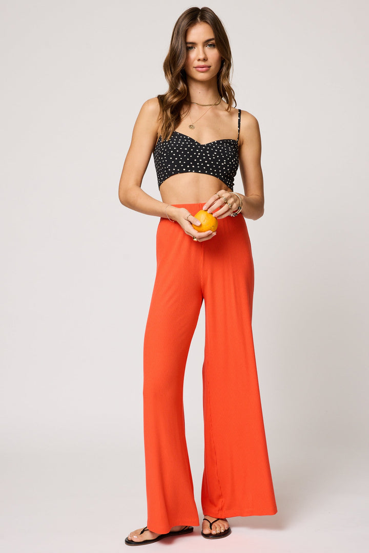 THE RIB WIDE LEG PANT