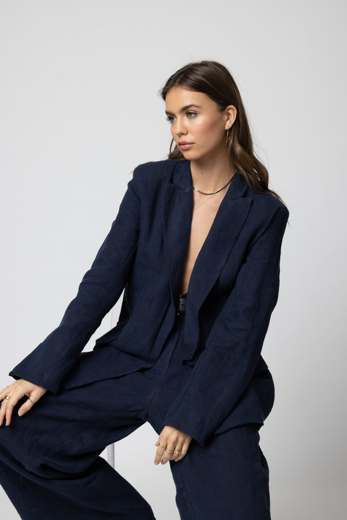 【SCENERITY】Poel Linen Summer Blazer SUMMER LINEN BLAZER | JJill