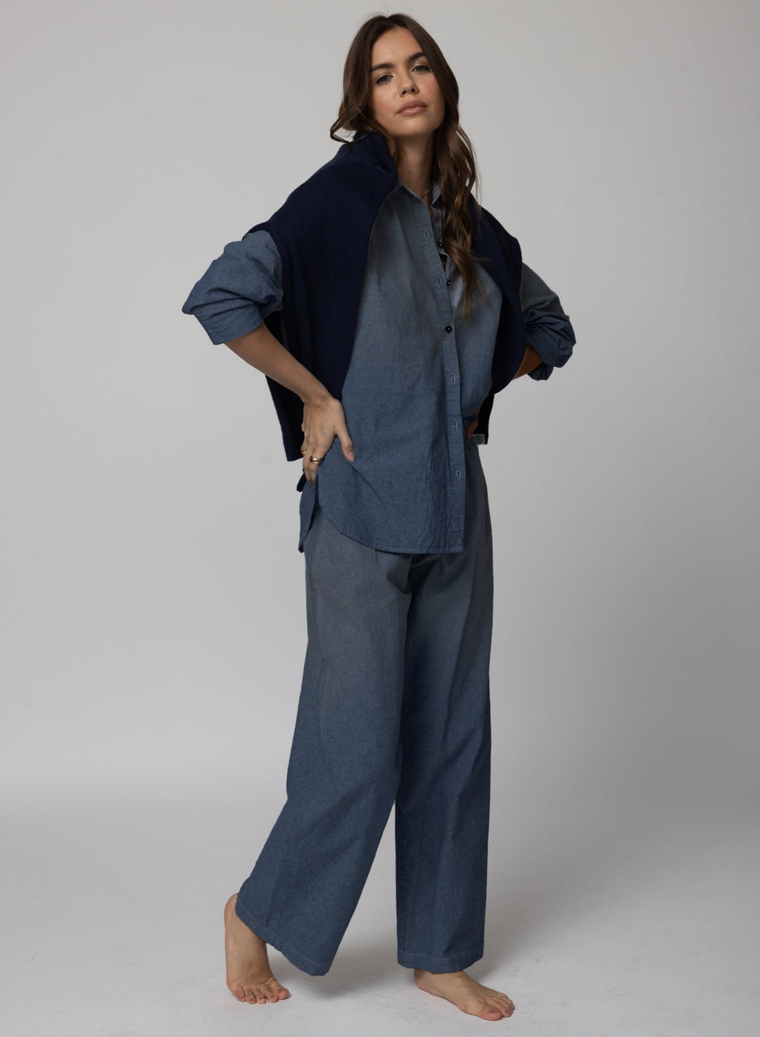 THE DENIM CHAMBRE BOXER PANT