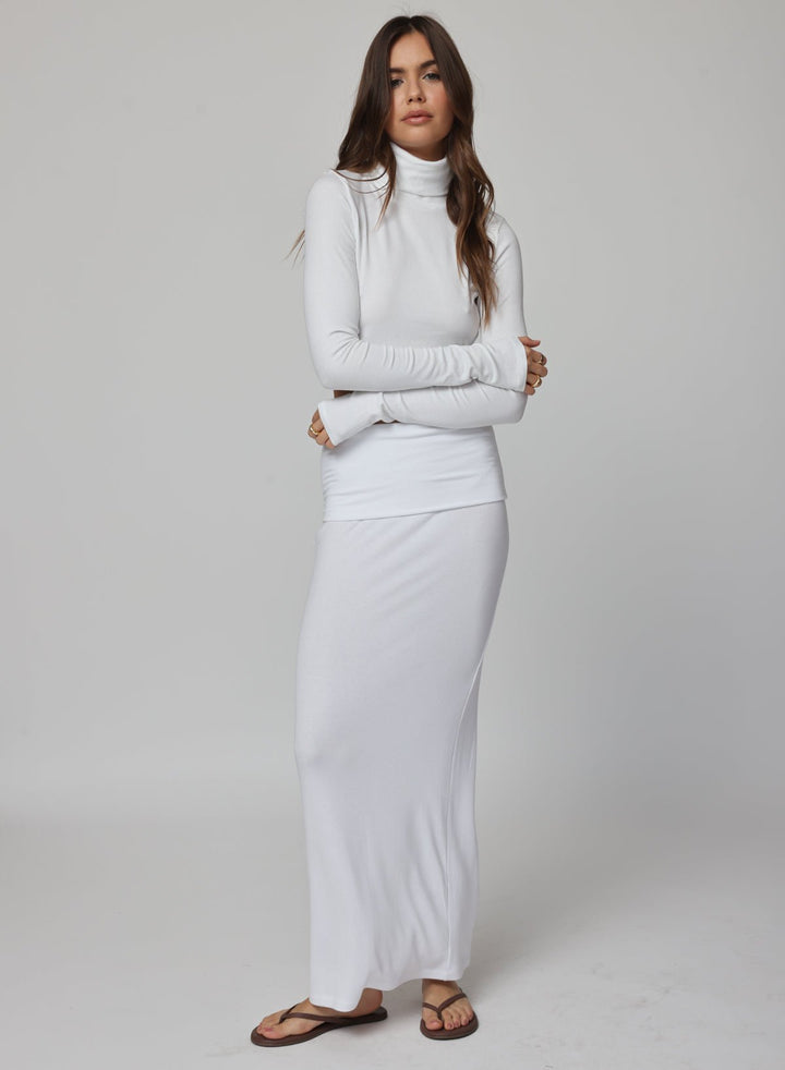 RIB TURTLENECK CROP
