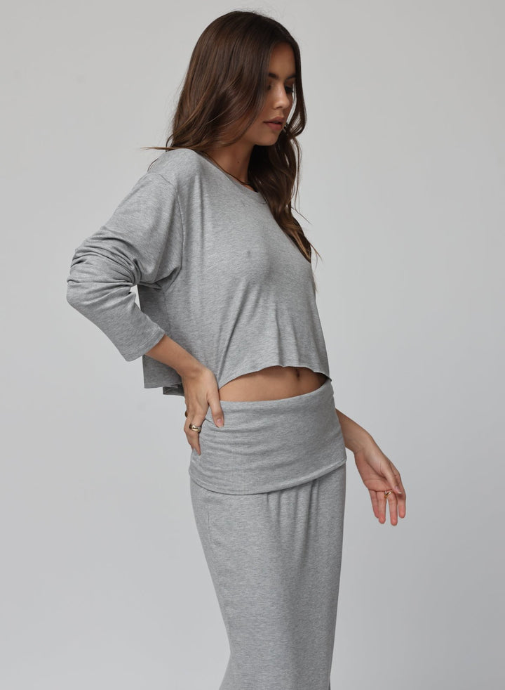 RIB BOYFRIEND LONG SLEEVE
