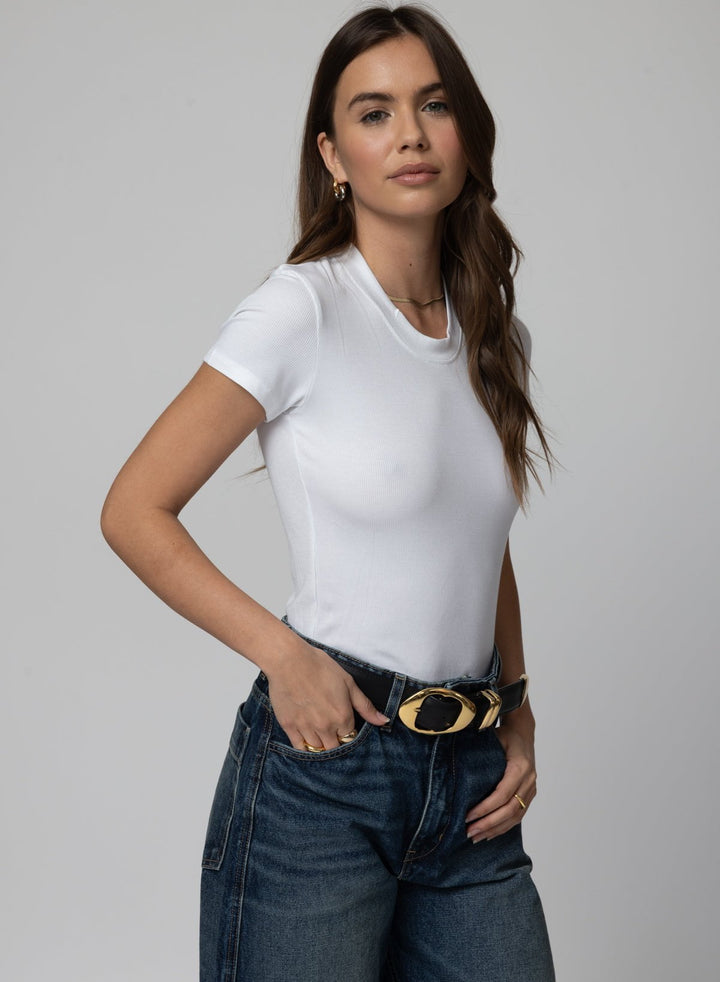 RIB SLIM BABY TEE