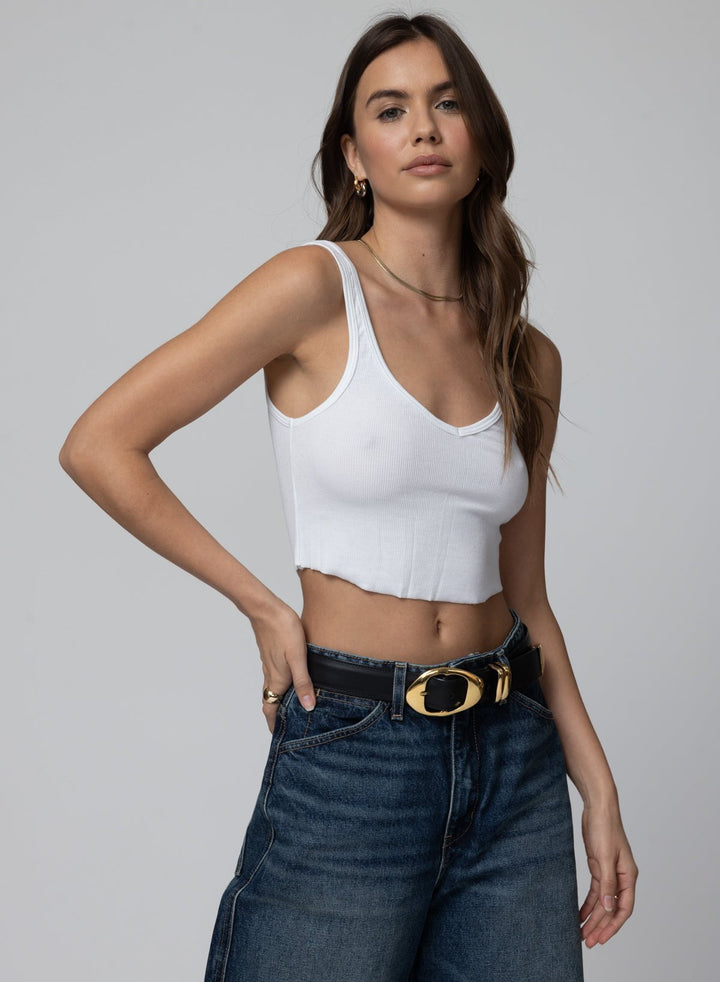 RIB DOUBLE SCOOP CROP