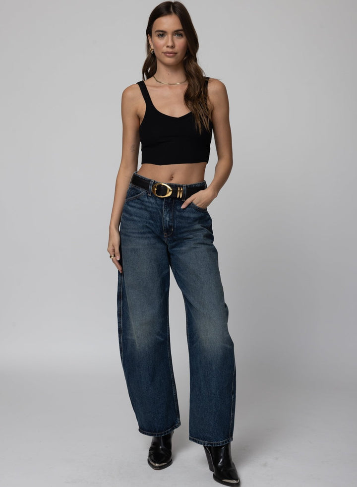 RIB DOUBLE SCOOP CROP