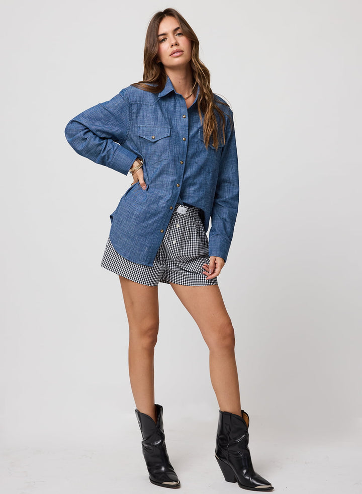 THE DENIM WESTERN SHIRT