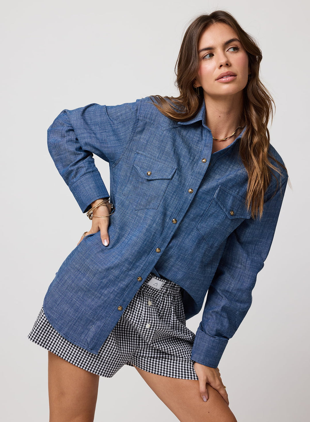 THE DENIM WESTERN SHIRT