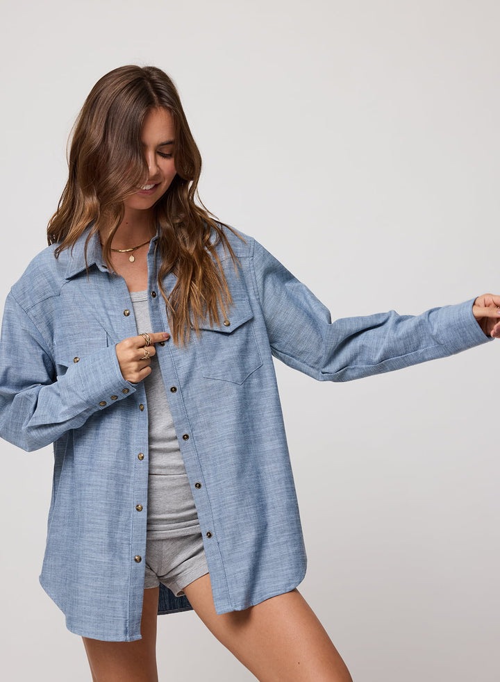 THE DENIM WESTERN SHIRT