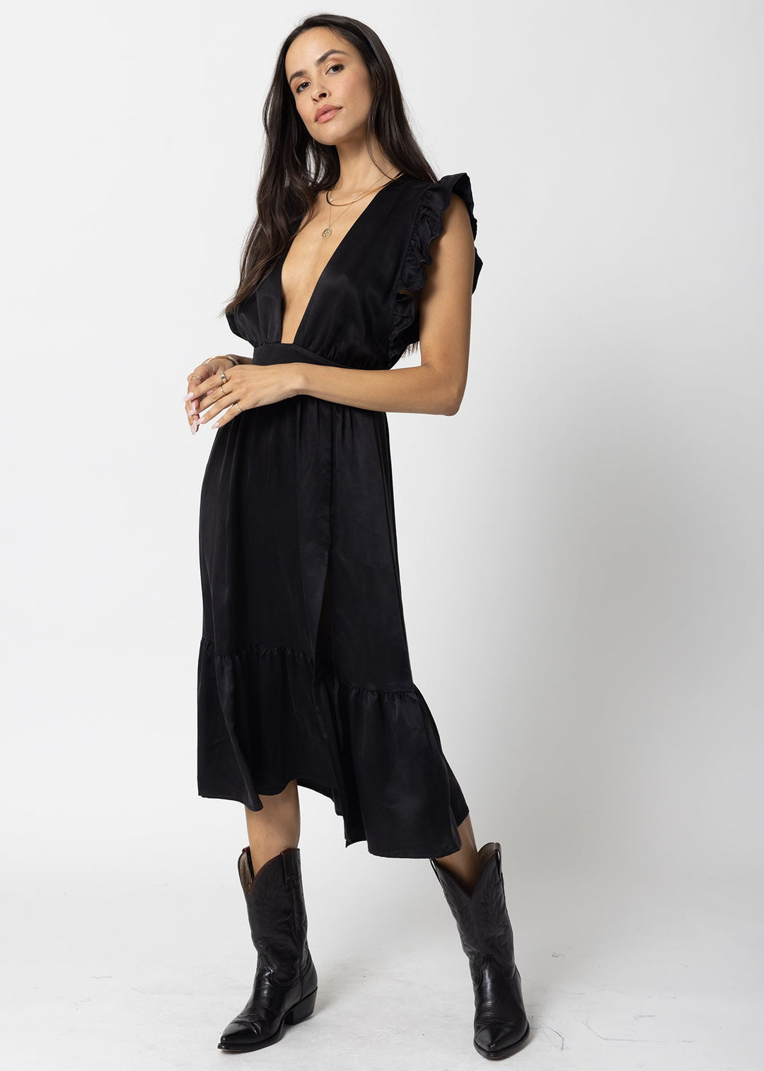 THE CUPRO SILKY JESSIE MIDI