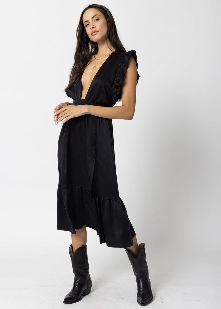 THE CUPRO SILKY JESSIE MIDI