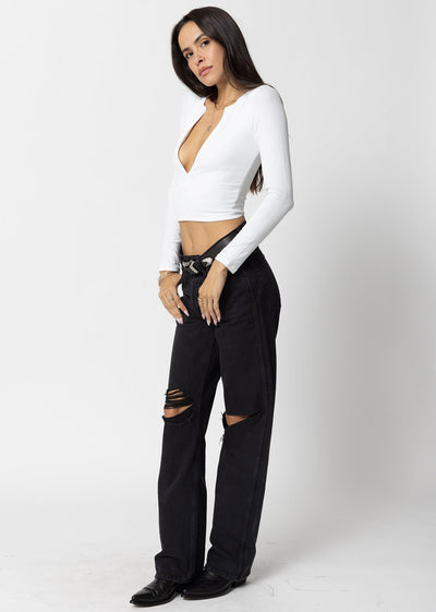 THE ZIP UP CROP