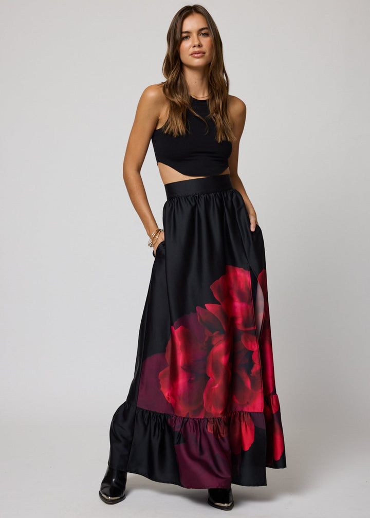 WHAT IF MAXI SKIRT