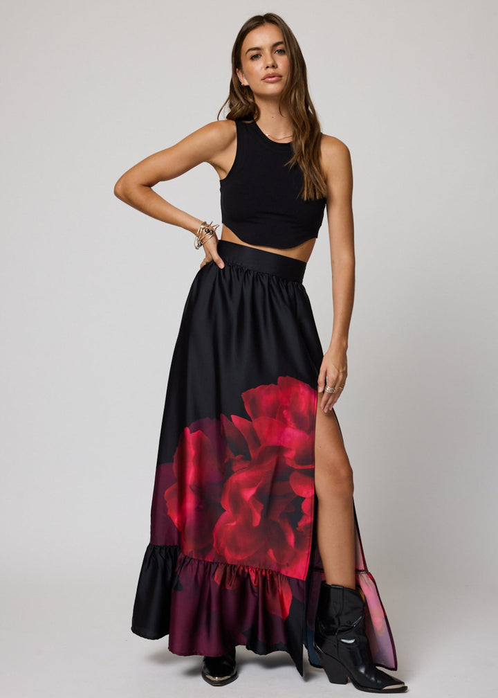 WHAT IF MAXI SKIRT