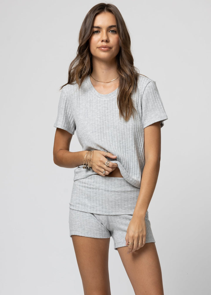 THE HYGGE RIB FOLD OVER SHORTIES