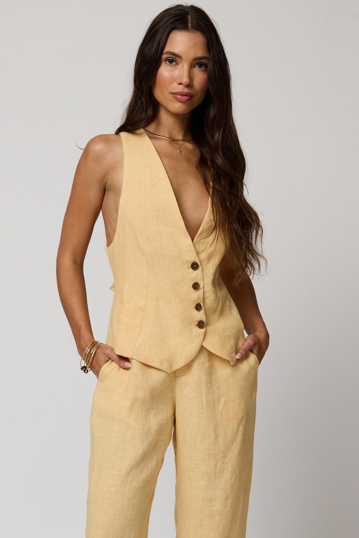 THE LINEN VEST