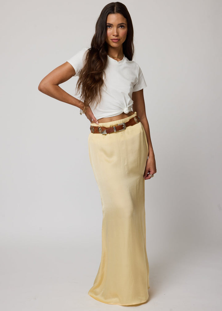 SILKY GOOD GRACE MAXI SKIRT