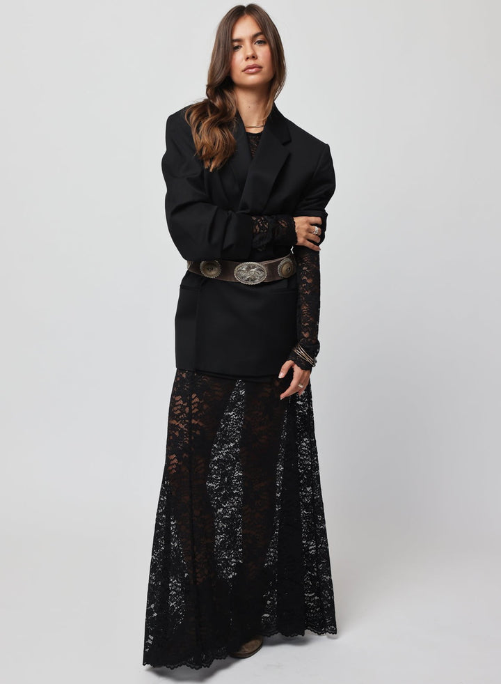 LACE LONG SLEEVE BABY TEE