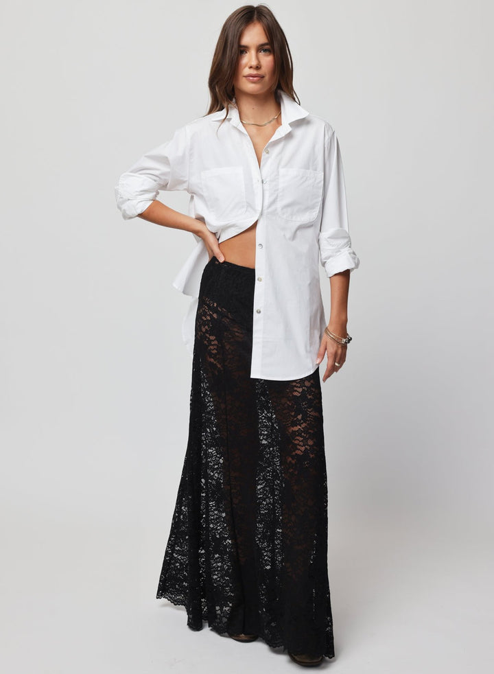 LACE MAXI SKIRT