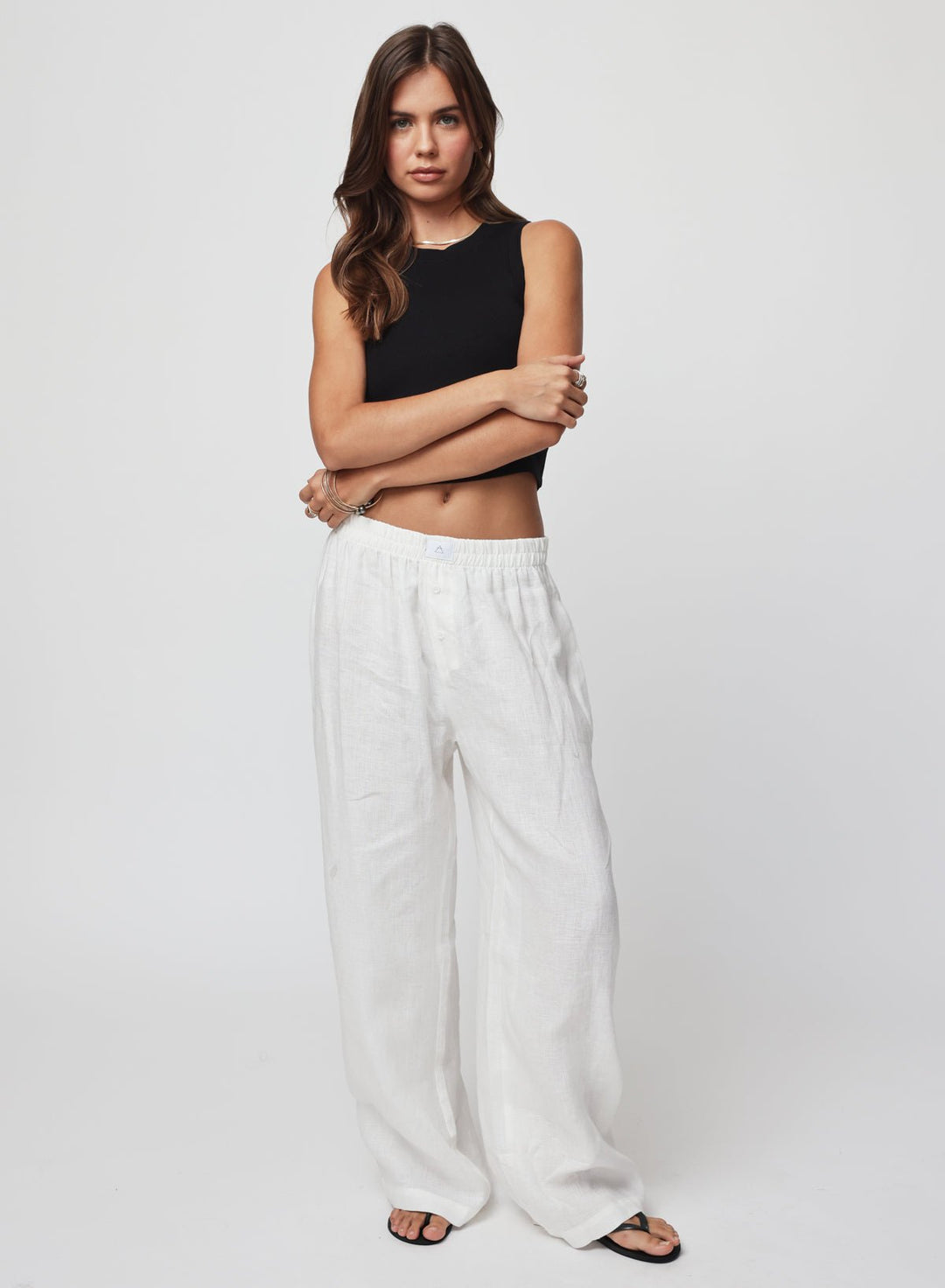 THE LINEN BOXER PANT