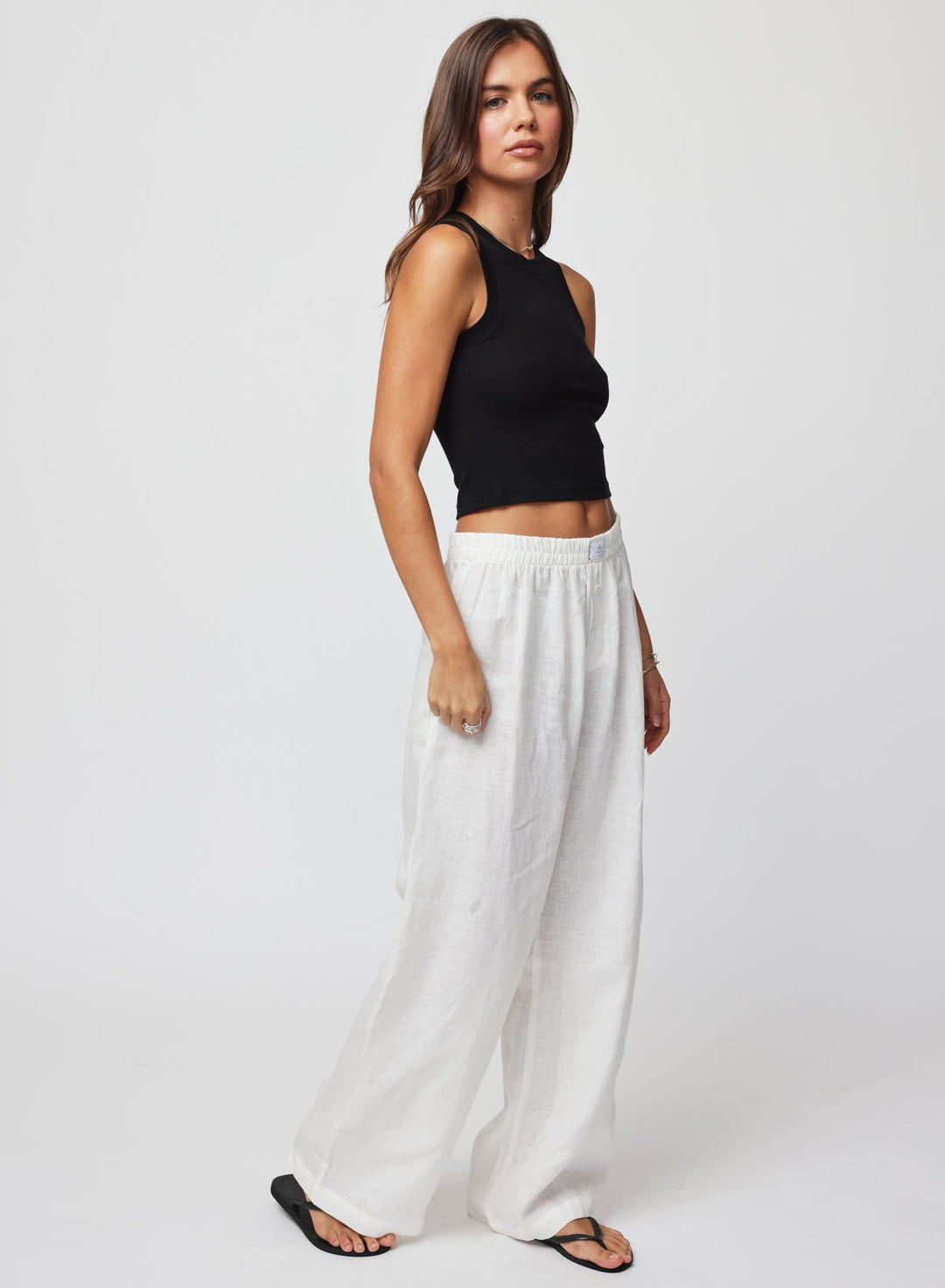 THE LINEN BOXER PANT