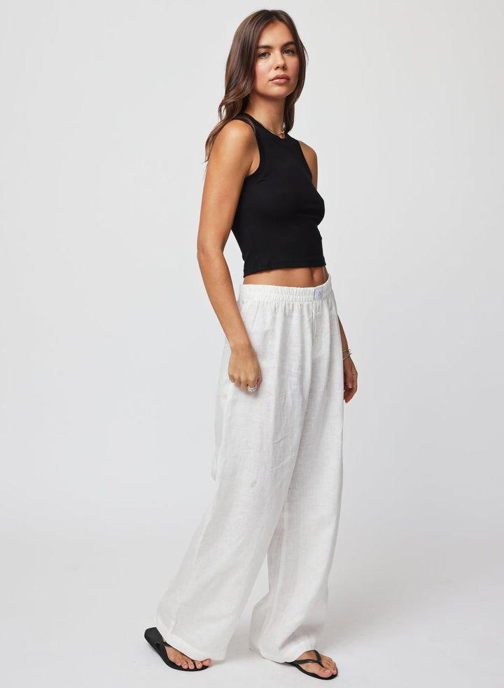 THE LINEN BOXER PANT