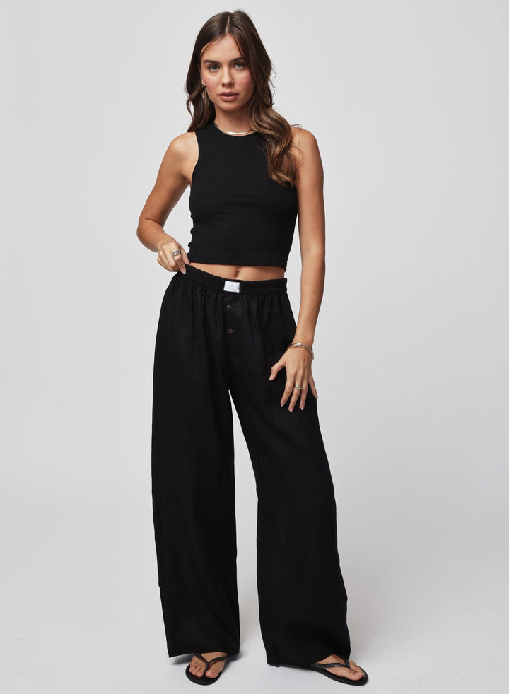 THE LINEN BOXER PANT