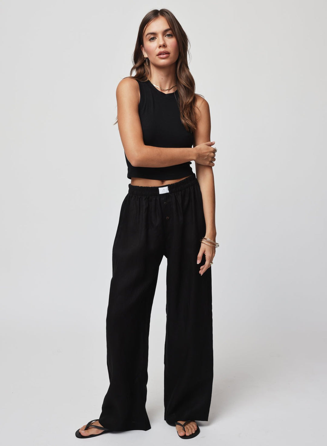 THE LINEN BOXER PANT