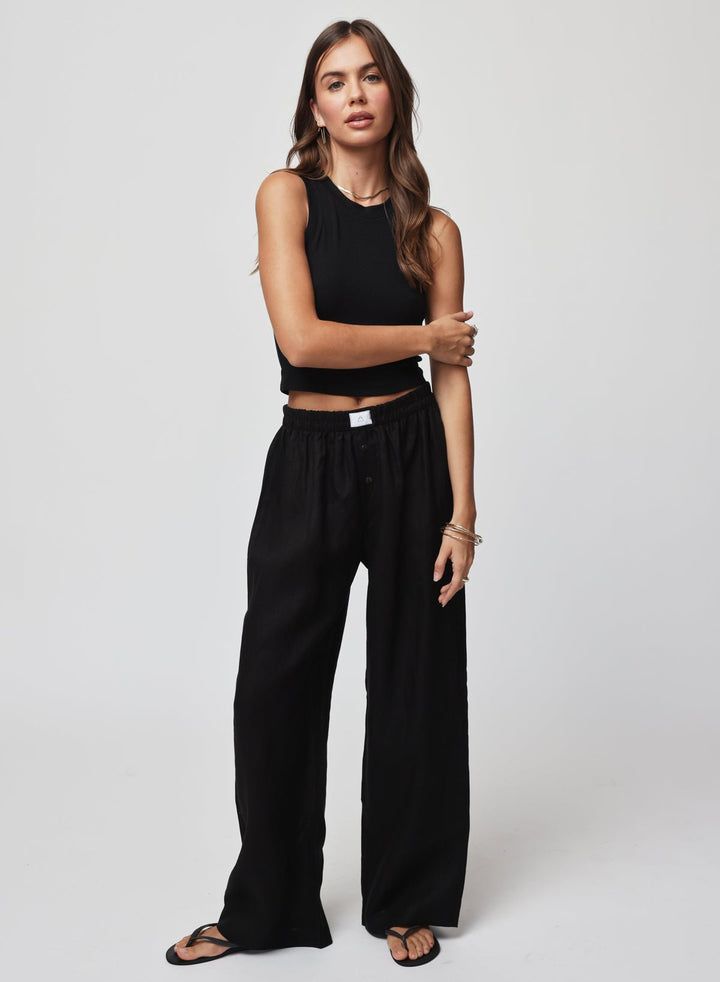 THE LINEN BOXER PANT