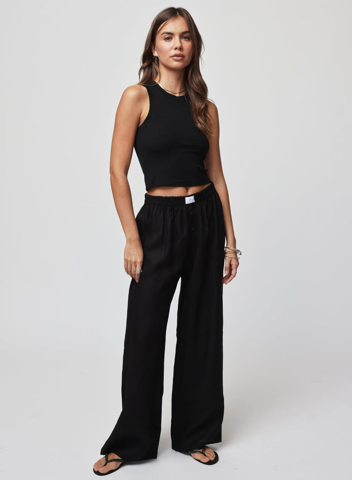 THE LINEN BOXER PANT