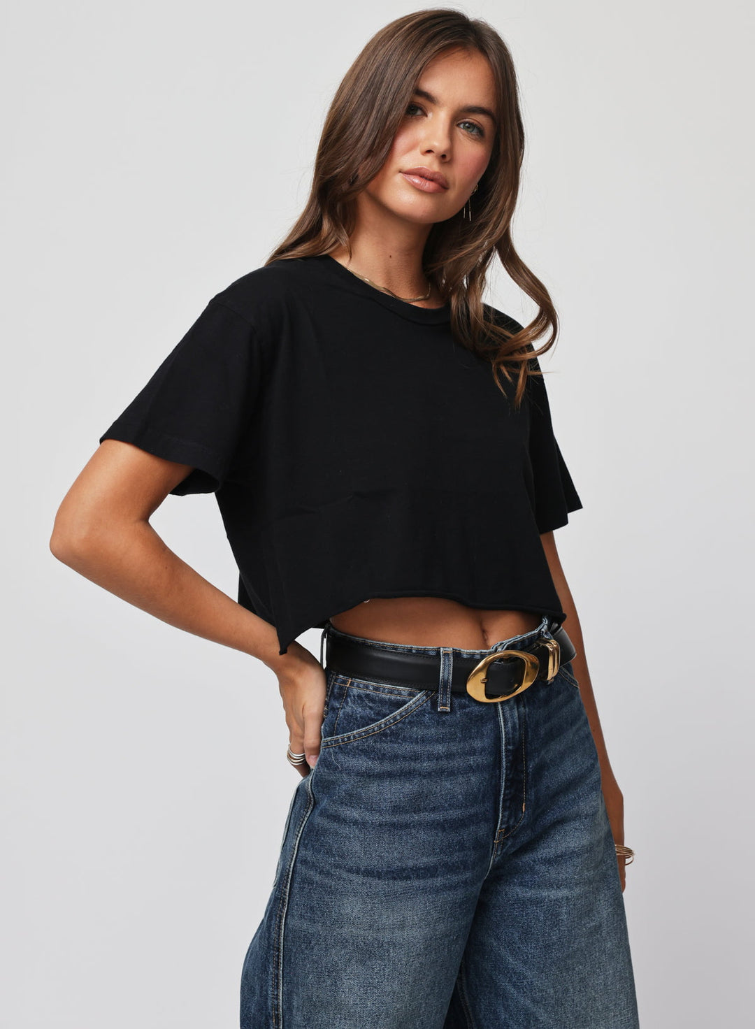 BOYFRIEND CROP TEE BUNDLE OF TWO