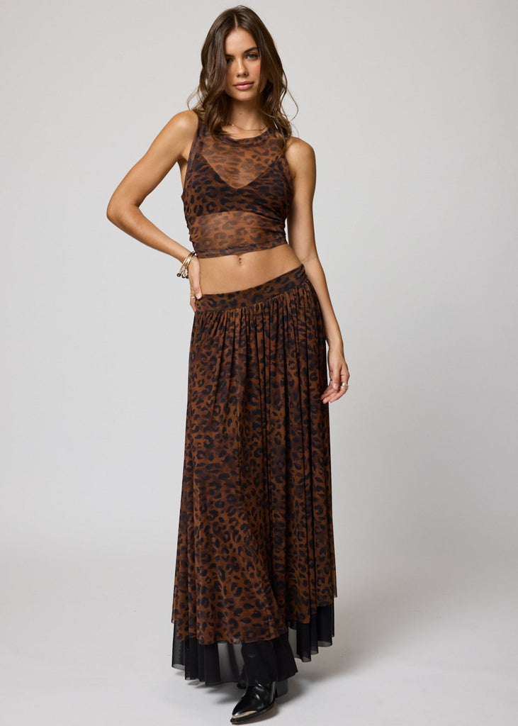 MESH PAS DE DUEX MAXI SKIRT – STILLWATER