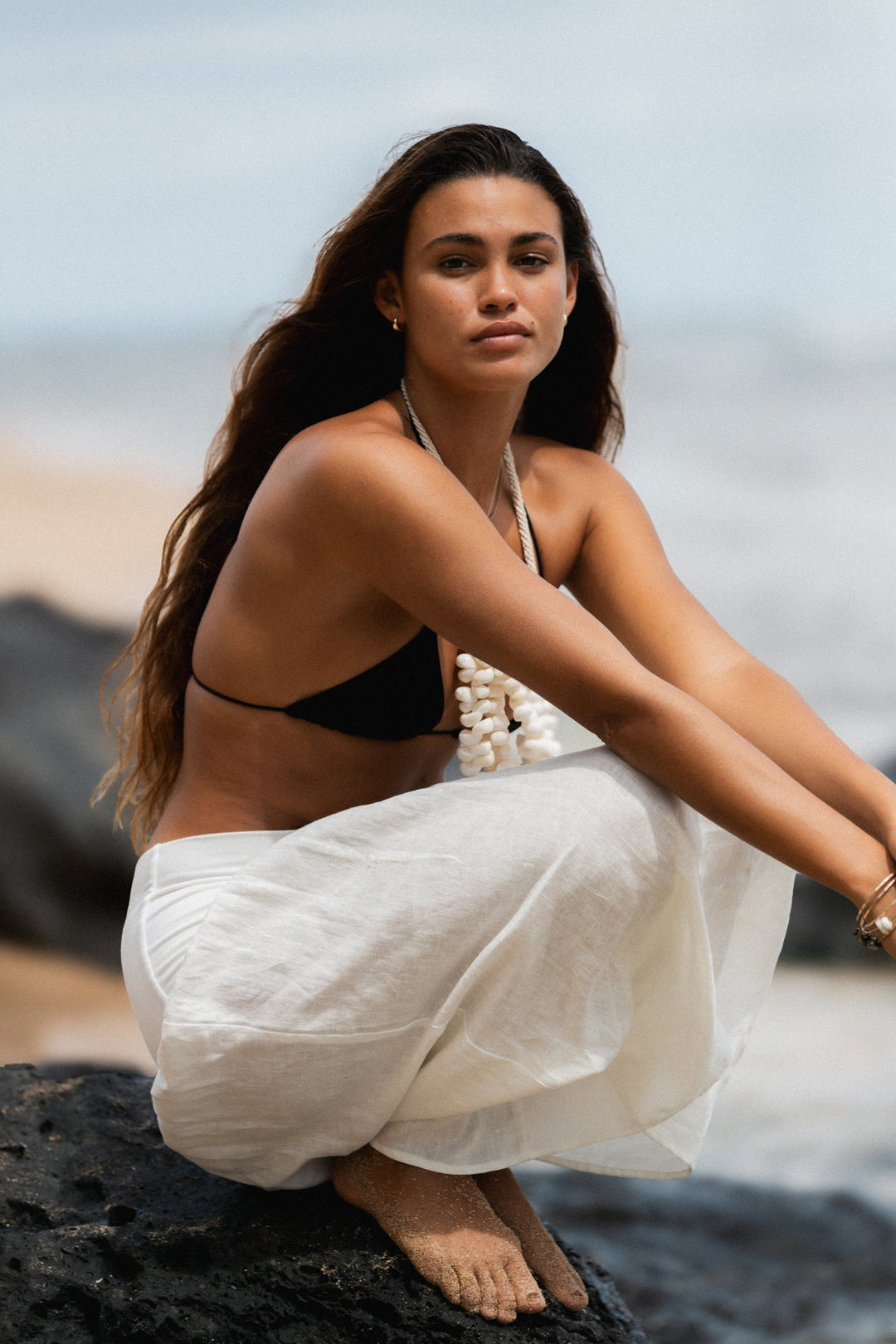 THE LINEN BUBBLE SKIRT