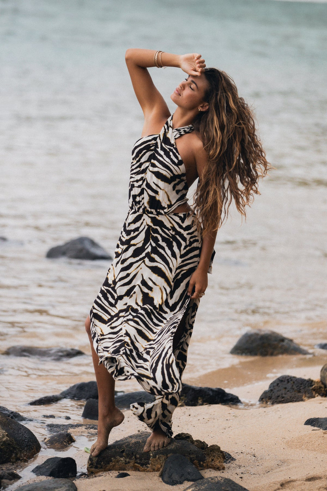 DUNCAN HALTER DRESS X-SMALL / ANIMAL INSTINCT DUNCAN HALTER DRESS X-SMALL / ANIMAL INSTINCT