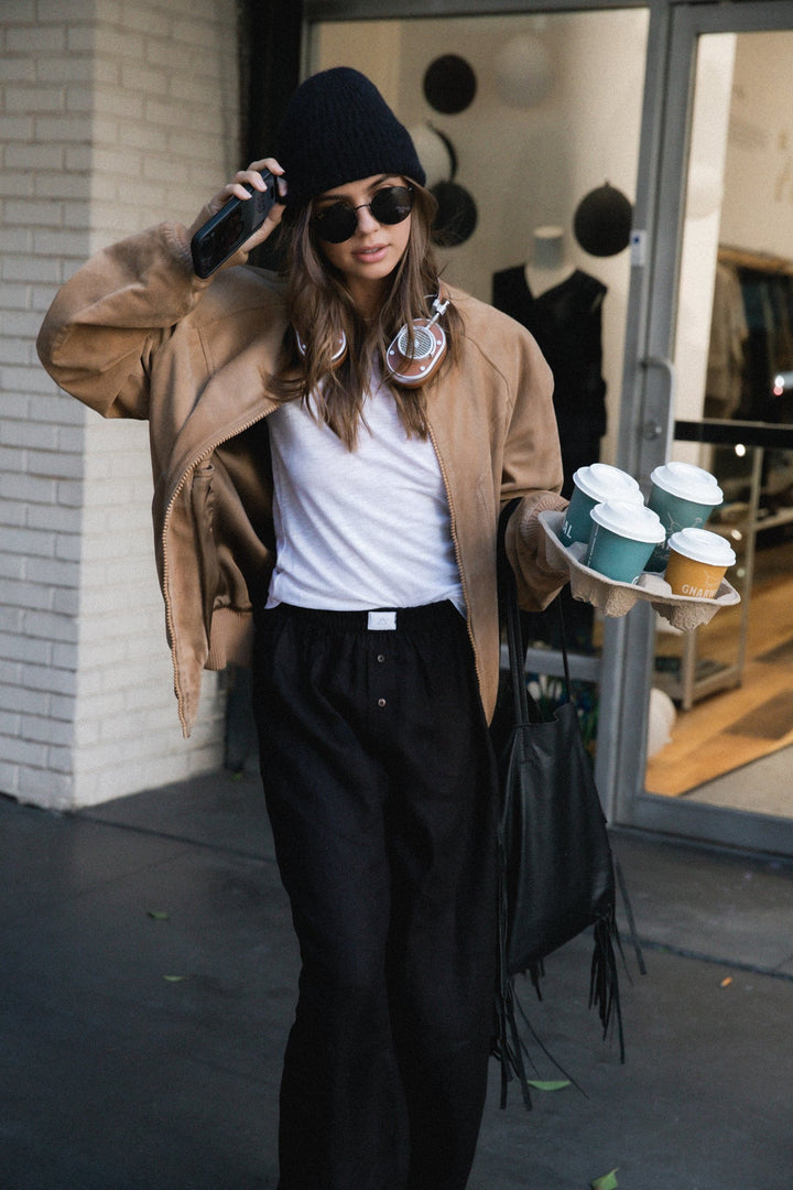 THE LINEN BOXER PANT