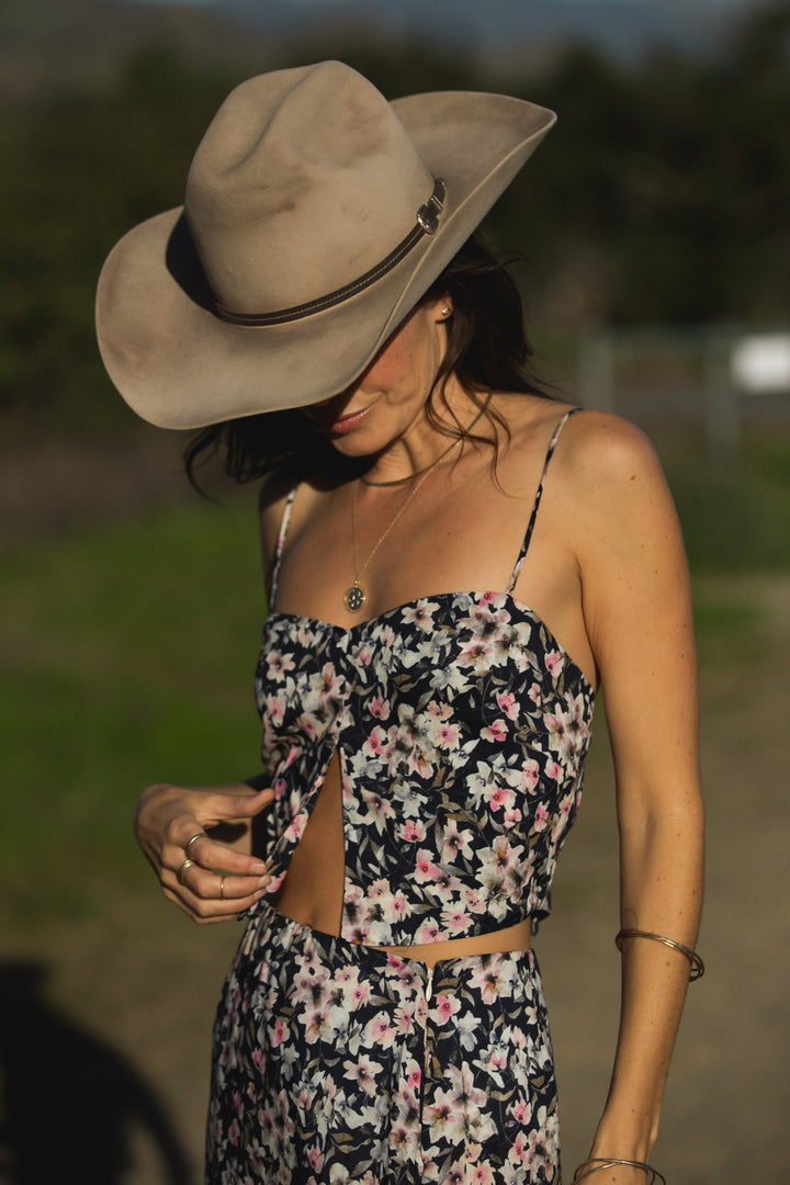 SPLIT CROP CAMI