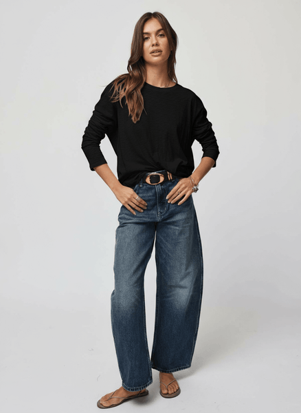 THE OVERSIZED LONG SLEEVE TEE – STILLWATER