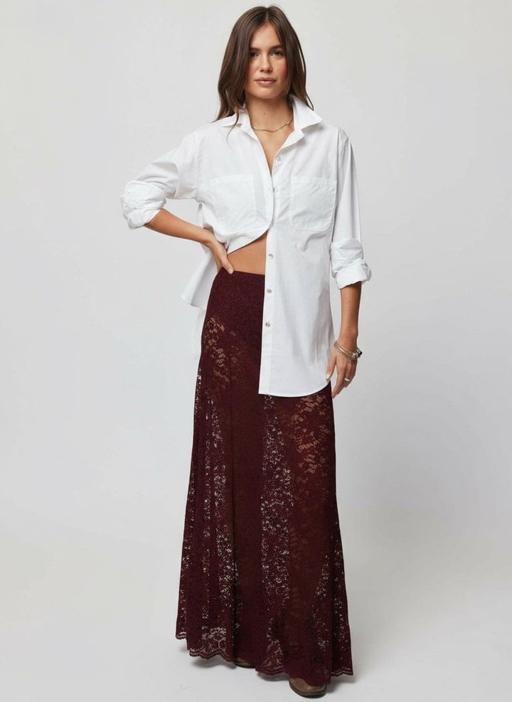 LACE MAXI SKIRT