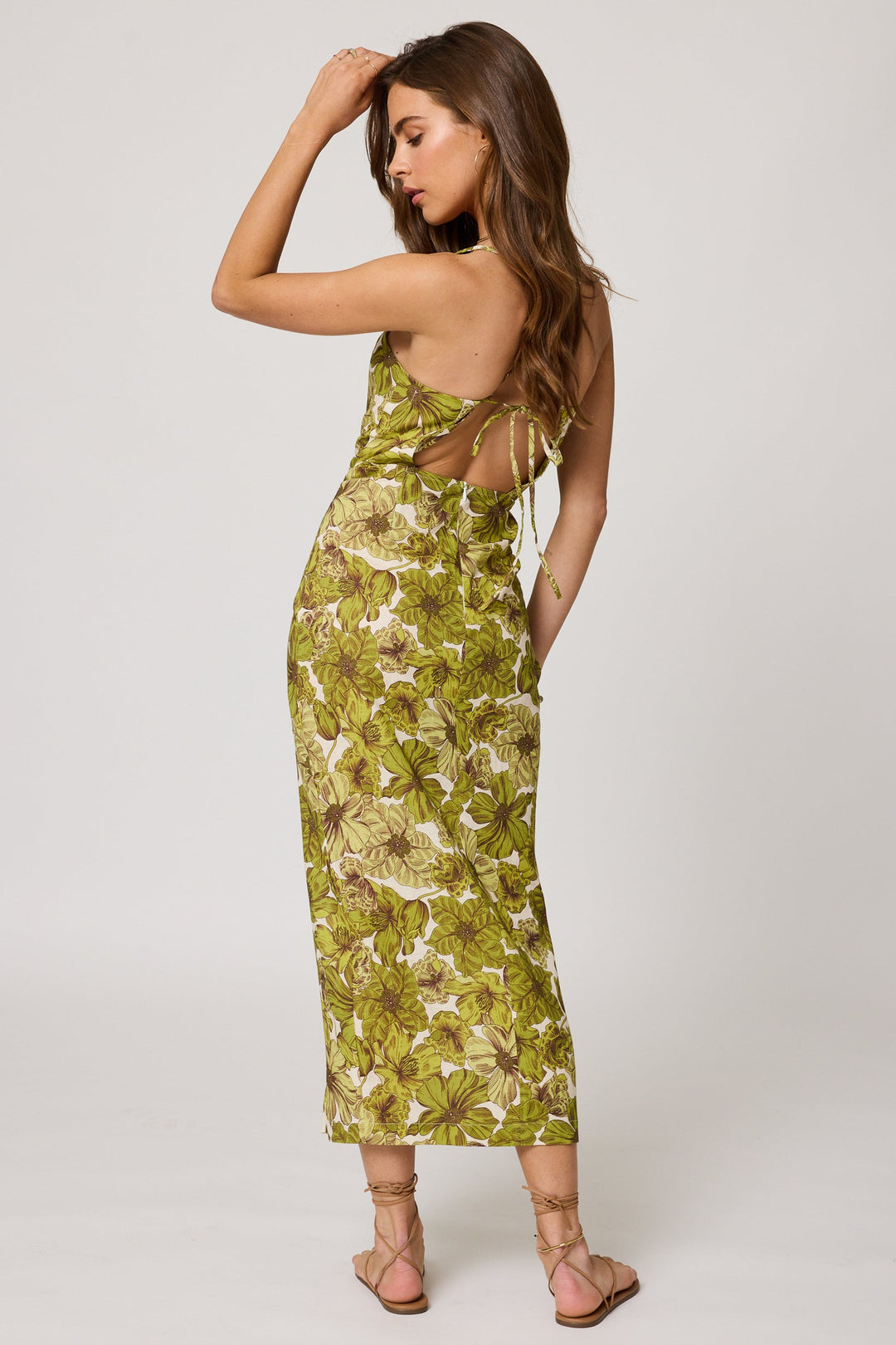 THE GIADA APRON MIDI DRESS