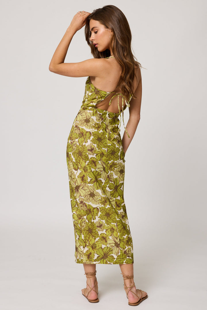 THE GIADA APRON MIDI DRESS