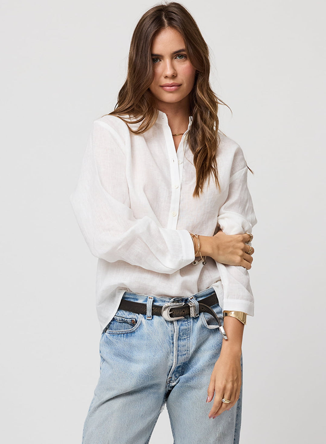 THE LINEN HENLEY SHIRT