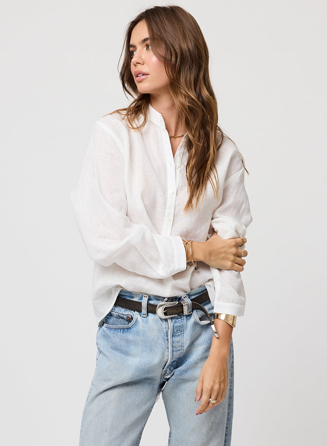 THE LINEN HENLEY SHIRT