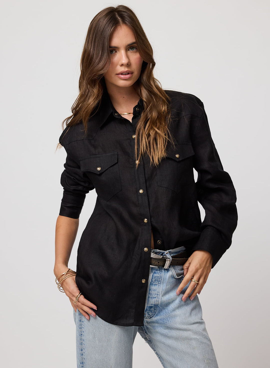 THE LINEN WESTERN SHIRT