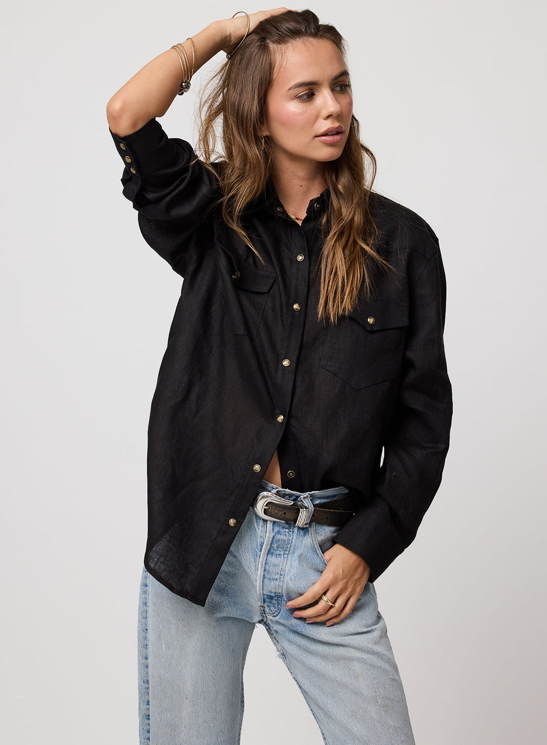 THE LINEN WESTERN SHIRT